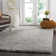 Tapis performance à poil long de couleur unie style indie Jaydn