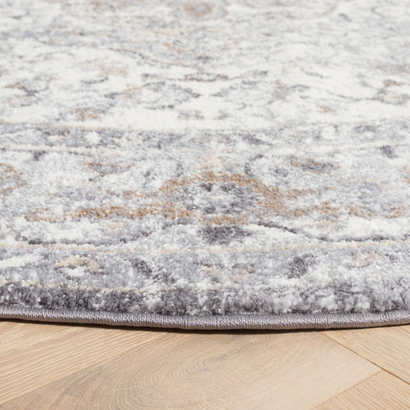 Opal Performance Oriental Rug, Round 6'7"
