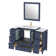 Arroyos 54'' Single Bathroom Vanity with Ceramic Top with Mirror
