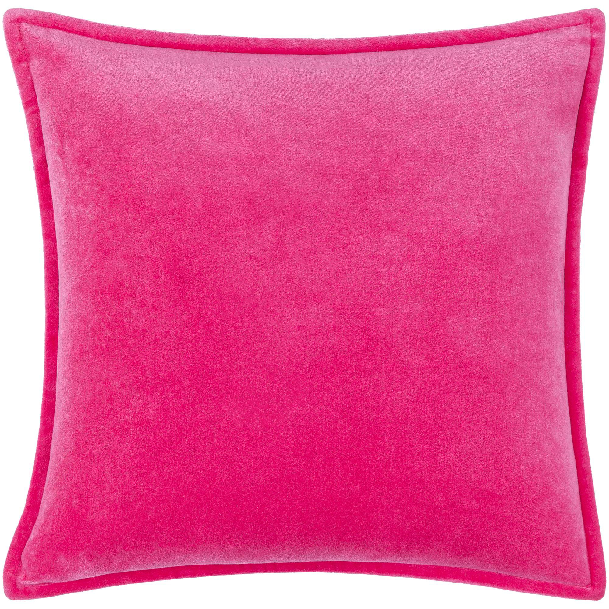 Edgar 100% Cotton Throw Pillow, Pillow Cover Only - No Insert, 18"H x 18"W, Rose