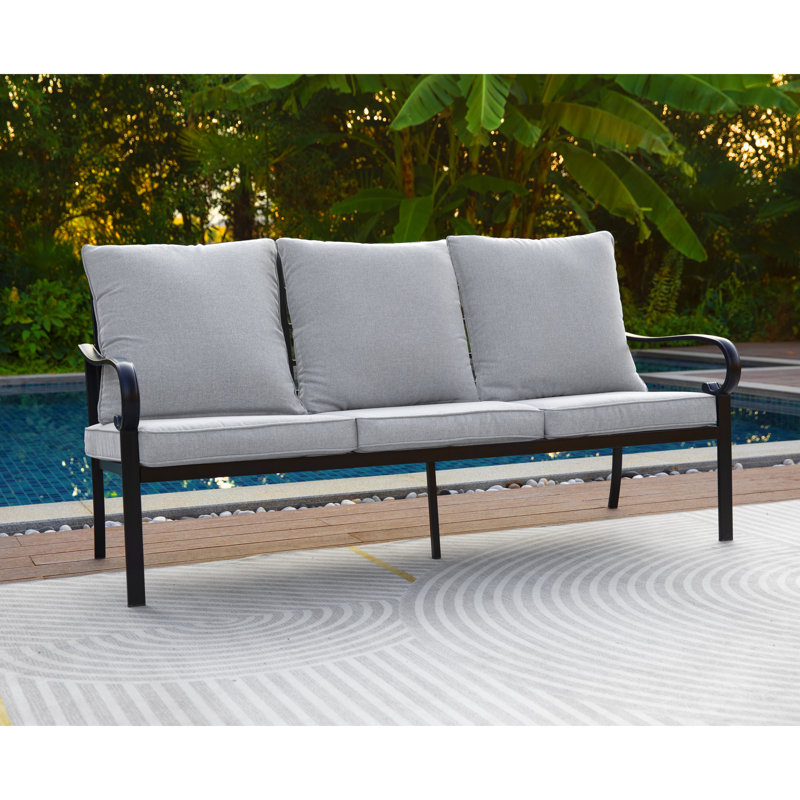Tayva 3 - Person Patio Conversation Set with Cushions