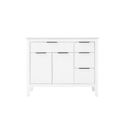 Meuble-lavabo simple 42 po blanc
