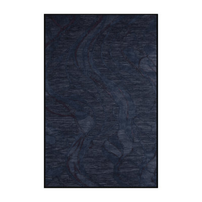 Tapis abstrait gris lavable à la machine