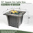 Outdoor Modern Stylish Fire Pit
