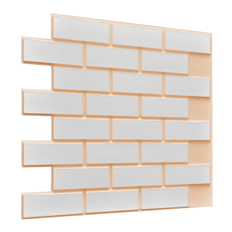 Panneau mural 23 po x 23 po (paquet de 10), Beige / blanc