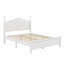 Cadre de lit plateforme en bois, lit plateforme de style rétro avec support de lattes en bois-20755720-20755718