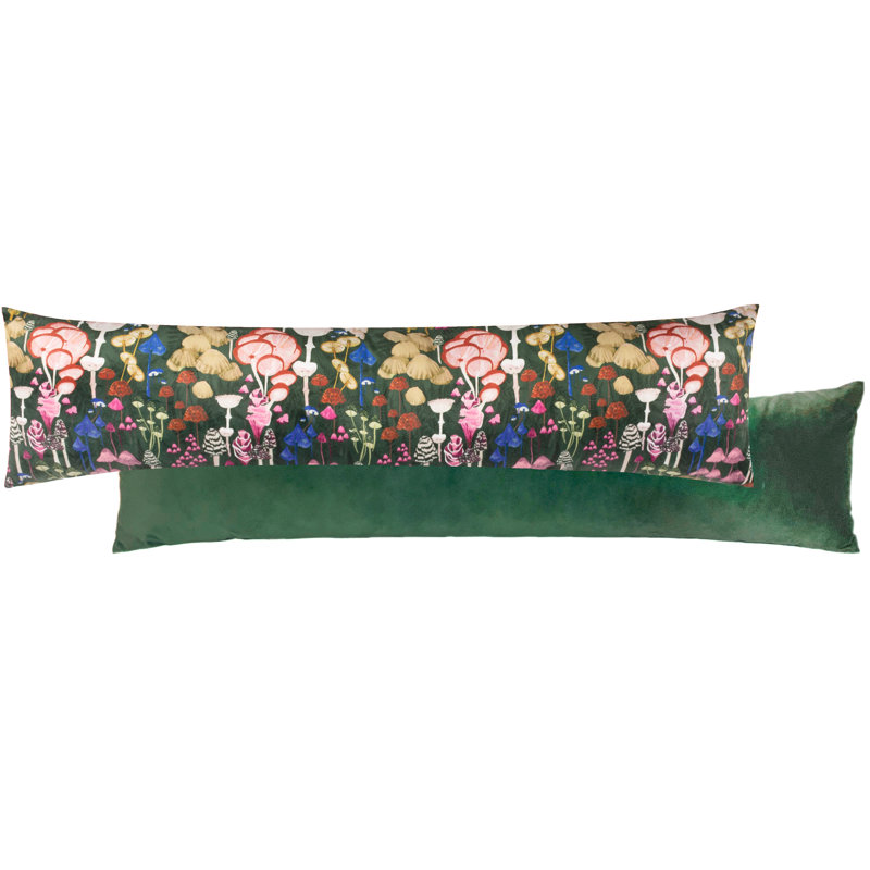 Amanita Rectangular Floor Cushion, Green