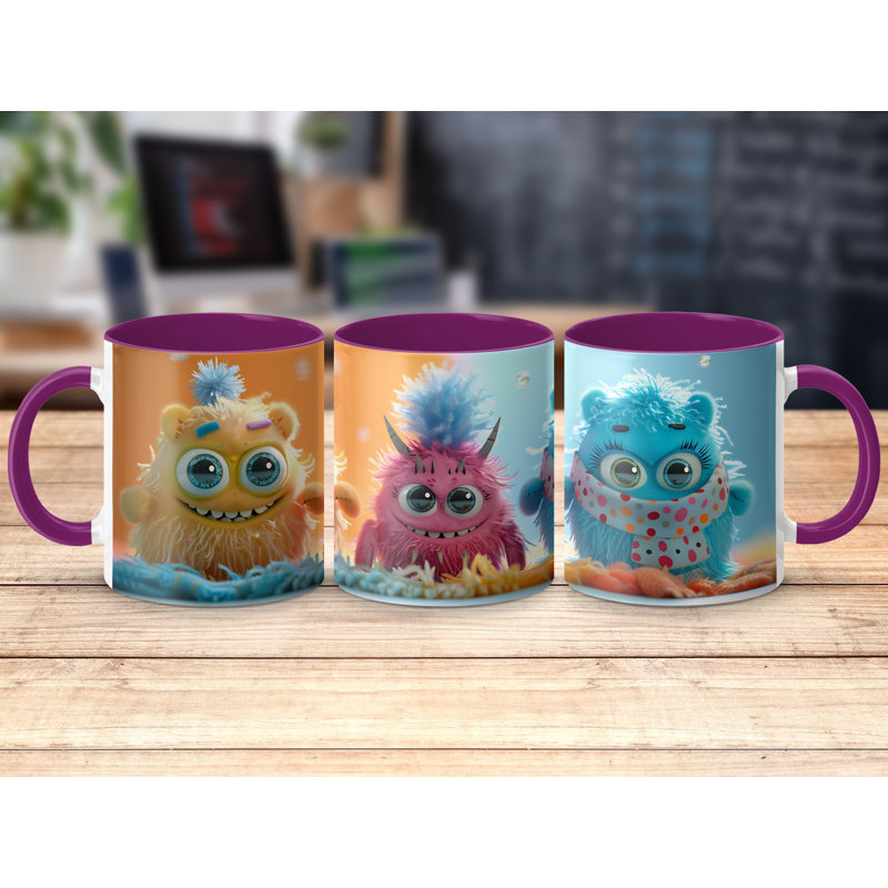 Ceramic Coffee Mug, Purple