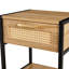 Table de chevet en MDF et métal Shari-1791621537-1791511754
