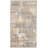 Southwestern Machine Made Power Loom Wool/Polyester Area Rug in Gray/Beige-1085637020
