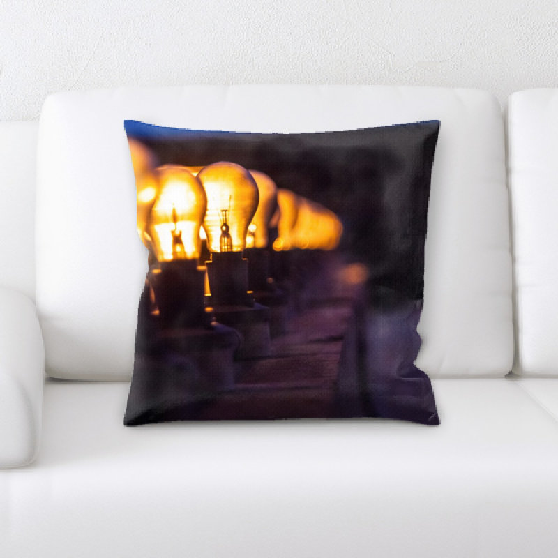 Microsuede Reversible Throw Pillow