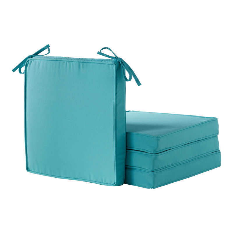 Coussin de chaise de salle à manger d'extérieur, Sarcelle