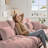 Free Combination, Modular Sectional Sofa,L Shaped Couch For Living Room, 4-Seater Comfy Cloud Couch With Convertible Ottoman,Chenille-2084838622