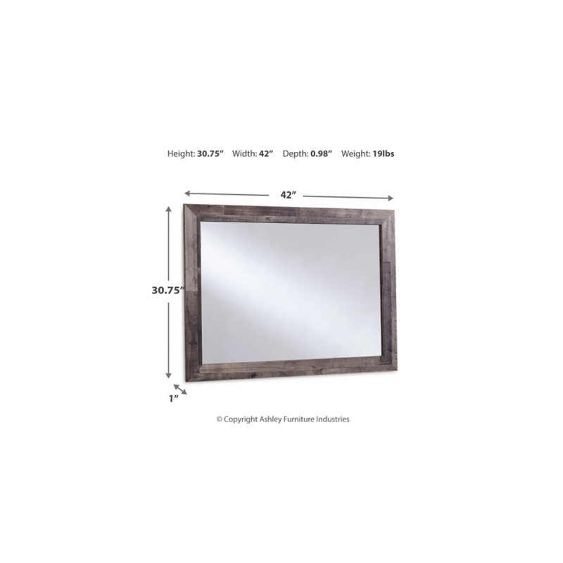Miroir de chambre Whitt
