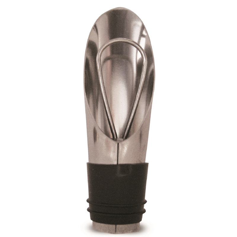 Ouvre-bouteille électrique avec coupe-capsule, bouchon verseur aérateur et bouchon de bouteille Nouveaux II, Argent