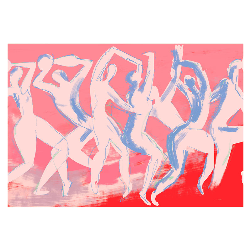 Dancing, 70x100 cm