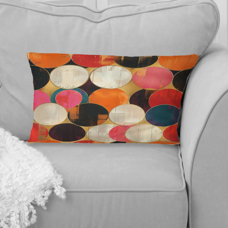 Coussin lombaire rétro Mid-Century
