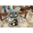 Gracie Mills Glam 22" Silver Glass Mirrored Round End Table with Shelf
