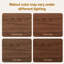 Modern Walnut Coffee Table With 4 Storage Drawers