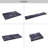 Black Washable Rug 5X8 Area Rug (Black+Gray, 5' X 8')-1312902896