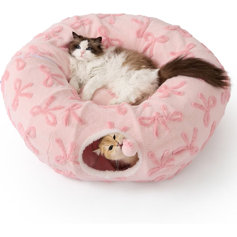 Lit pour chat Lesure, Eau de rose, Standard (L 33,5 po x l 33,5 po)