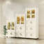 Armoire de rangement en plastique avec roues