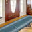 Ottohome Non-Slip Bordered Area Rug For Living Room, Hallway, Entryway Rug, Blue-1233561626