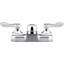 Triton Bowe 1.0 GPM Centerset Bathroom Sink Faucet with Aerated Flow and Lever Handles, Drain Not Included
