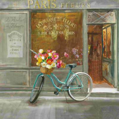 " French Flowershop V2 " by Danhui Nai Painting Print