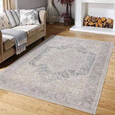 Tapis rectangulaire en coton Latronya