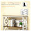 Étagère de rangement à 5 niveaux avec tiroir, bibliothèque en noyer et blanc pour salon ou bureau, bois d'ingénierie