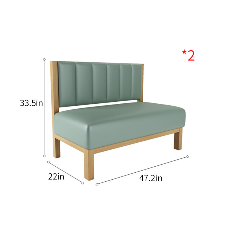 Banc rembourré en similicuir Modern Leisure