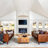 8 - Light Dimmable Wagon Wheel Rattan Chandelier-725005564