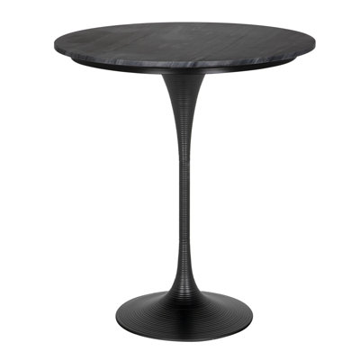 Joni Round Marble Top Metal Base Dining Table