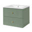 Wall Mounted Bathroom Vanity With 2 Drawers - Ideal For Small Bathrooms-292515531