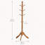 Portemanteau en bois massif, 10 crochets, brun-983984723
