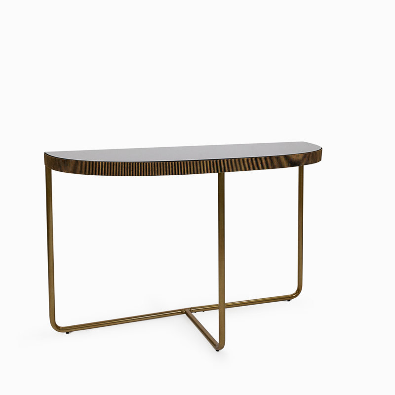 Franklin 122cm Glass Top Console Table