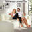 Corduroy Modular Sectional Sofa with Deep Seating Comfort