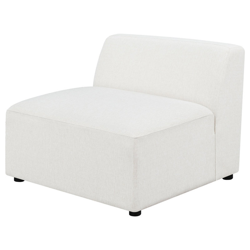 Chaise sans accoudoirs à dossier serré Freddie Pearl