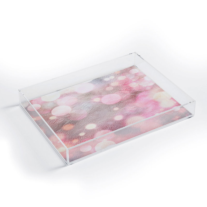 Plateau en acrylique Iveta Abolina, H 1,75 po x l 15,5 po x L 12 po