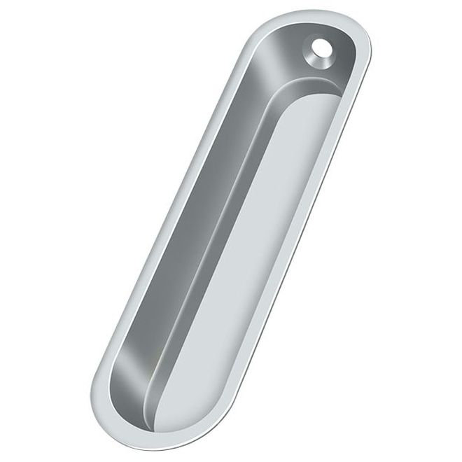Cup / Bin Pull, Polished Chrome