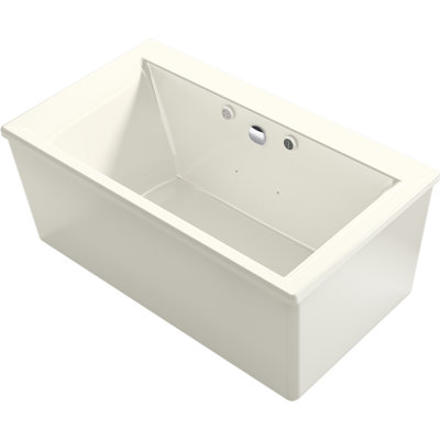Stargaze 60.25" x 34.25" Freestanding Air Acrylic Bathtub