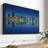 " Miami Night Skyline Wall Art "-810352532