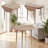 Extendable Table with Drop-Leaf