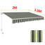 Dakota Fields 300 cm W x 250 cm D Retractable Patio Awning-982500542-933469602