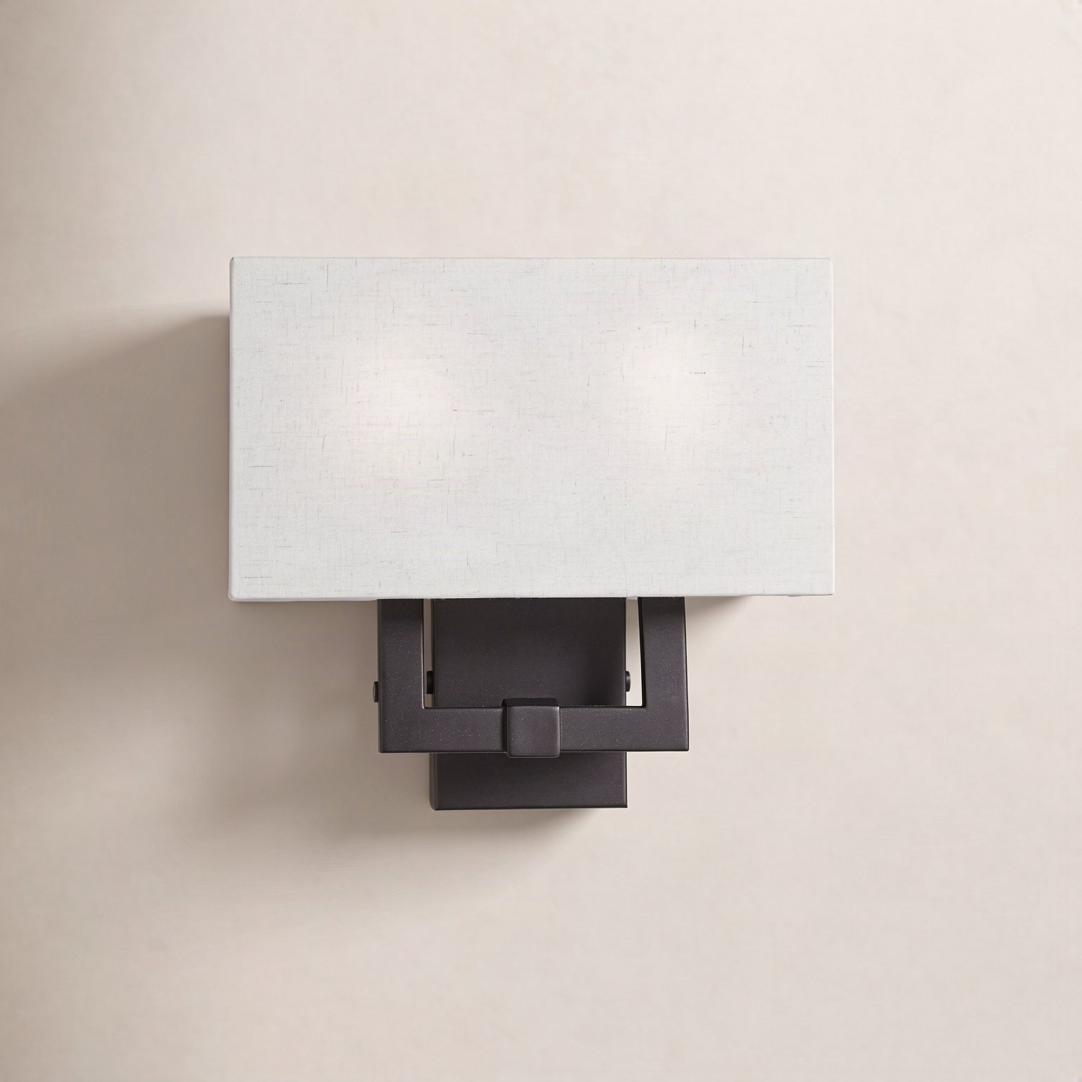 Flaire 2-Light Dimmable Flush Mount Sconce, English Bronze