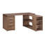 Tona Grey Driftwood 3-Drawer L-shape Desk-122499100-122499104