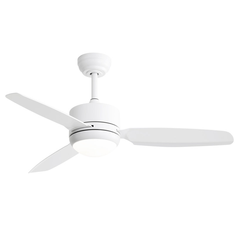 46 Inch New Design Ceiling Fan With Lights 3 ABS Blades 6-Speed DC Motor