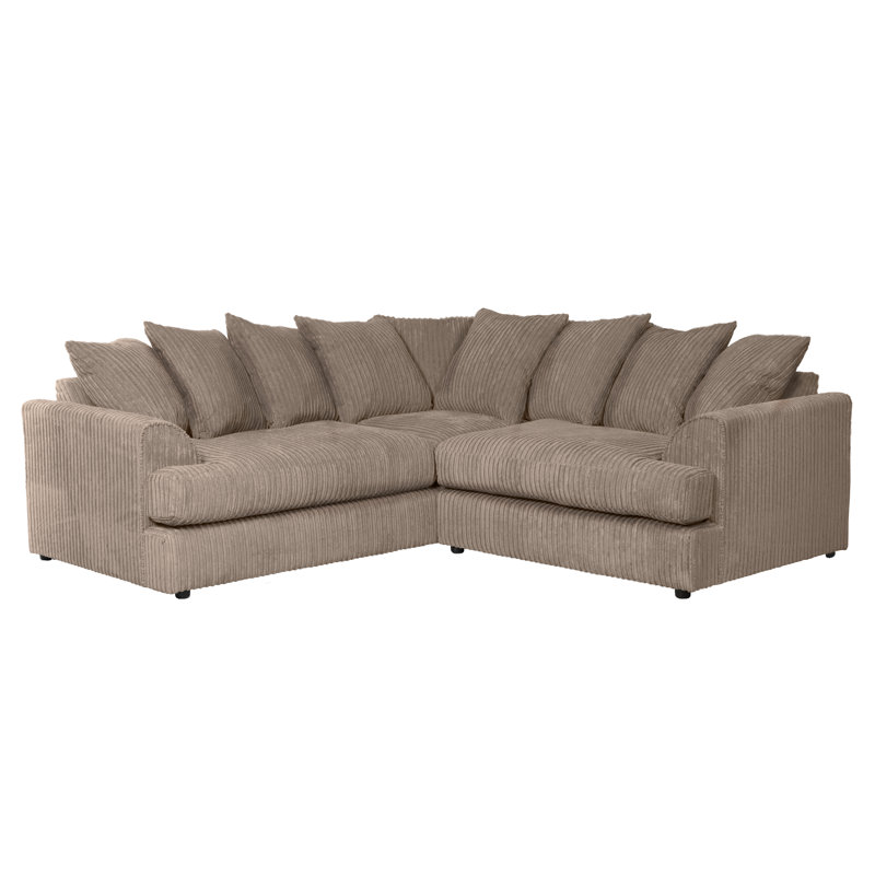 Ajo 4 Seater Cord Sofa, Coffee