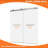 66-72 in. W x 76 in. H Double Sliding Frameless Shower Door in Brushed Nickel with 3/8 in.（10mm）Clear Tempered Glass-124898521